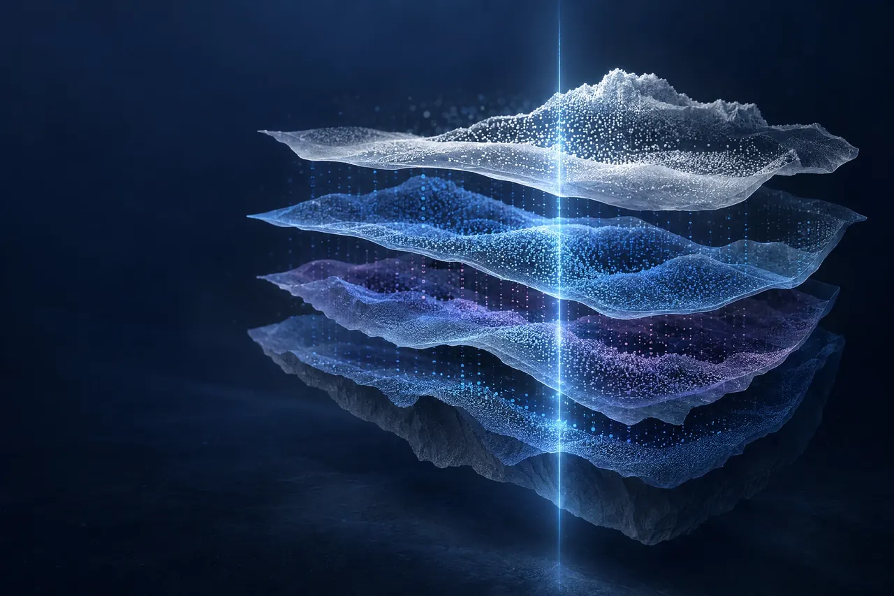 Abstract Debt Catalyst intelligence visualization